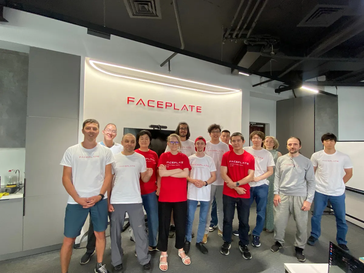 The Faceplate team in the Almaty office